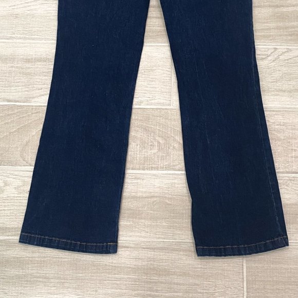 Starwear Vintage Western Belted Straight Leg Jeans in Dark Wash Denim Sz 11/12 - Picture 12 of 13